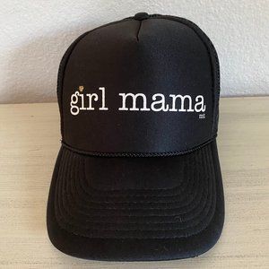 Womens Mother Trucker GIRL MAMA Hat Black